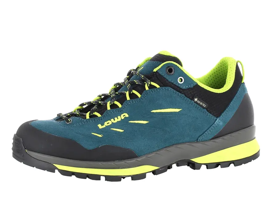 Lowa Delago GTX Lo petrol Lime Wanderhalbschuhe0001.webp